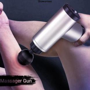 [Hàng Loại 1]  Máy Massage - Súng Massage Toàn Thân 4 Đầu 6 Chế Độ Fascial - Giảm Đau Mỏi Vai Gáy, Giãn Cơ Sau Tập