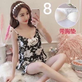 Bộ ngủ siêu cute có đệm ngực