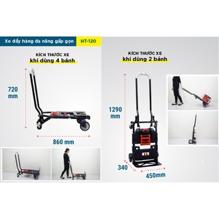 Xe đẩy hàng đa năng Advindeq HT-120