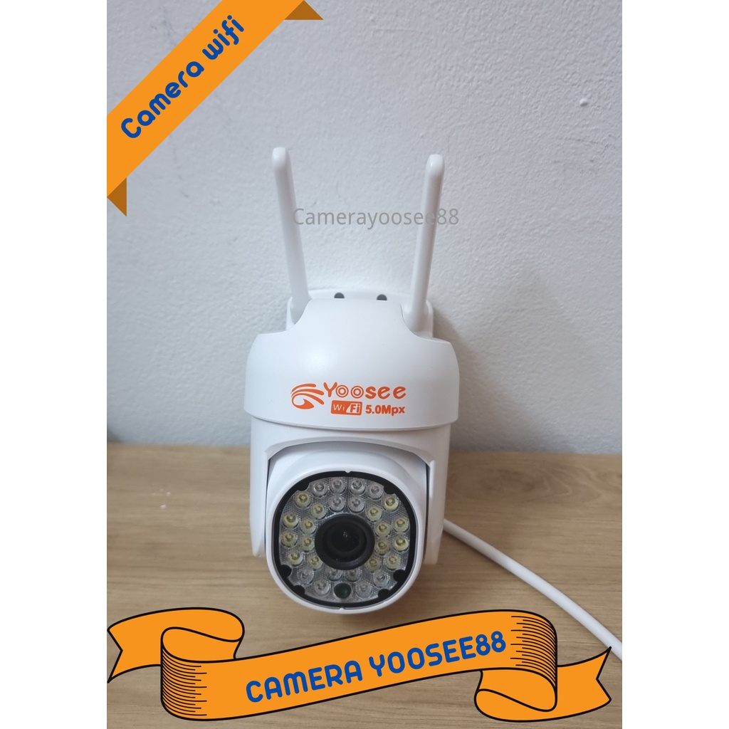 Camera WIFI ngoài trời Yoosee bắt sóng cực mạnh CÓ LAN &amp; KO LAN (tùy phân loại sp) xoay 360, xem đêm có màu, chống nước