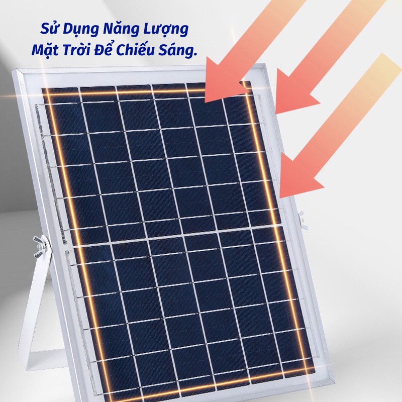 Đèn Led Năng Lượng Mặt Trời Siêu Sáng Đèn Pha Led Năng Lượng Chống Nước Ngoài Trời SOLAR LIGHT ASAKI OFFICIAL