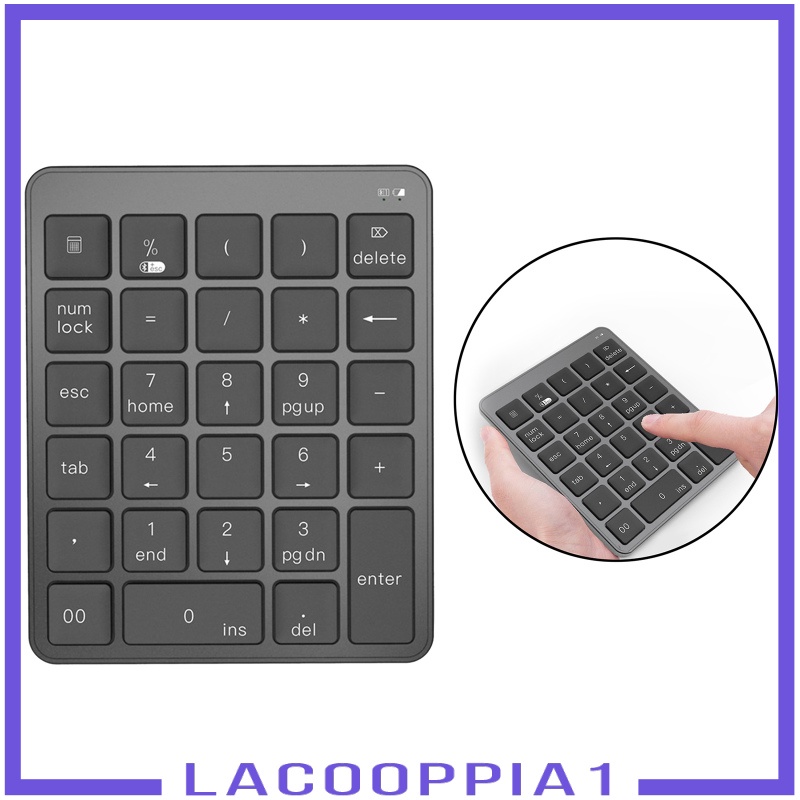 Bàn Phím Số 28 Phím Không Dây Lacooppia1 Cho Điện Thoại / Máy Tính Bảng / Laptop