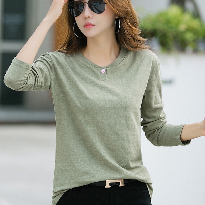 NRVP Áo Thun Nữ Oversized Dài Tay Dáng Rộng