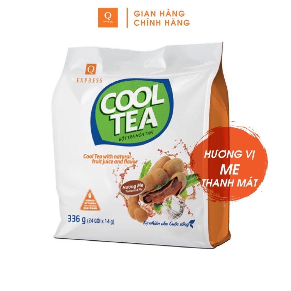 Bột trà me hoà tan Trần Quang Cooltea thanh mát 24 gói