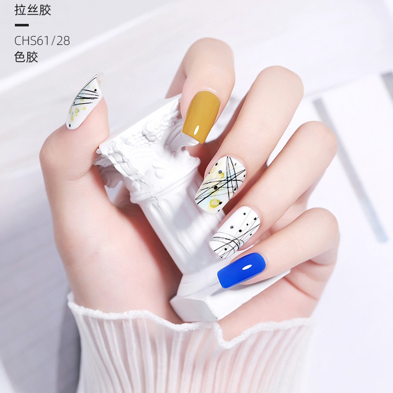 Gel tơ nhện làm móng nhiều màu