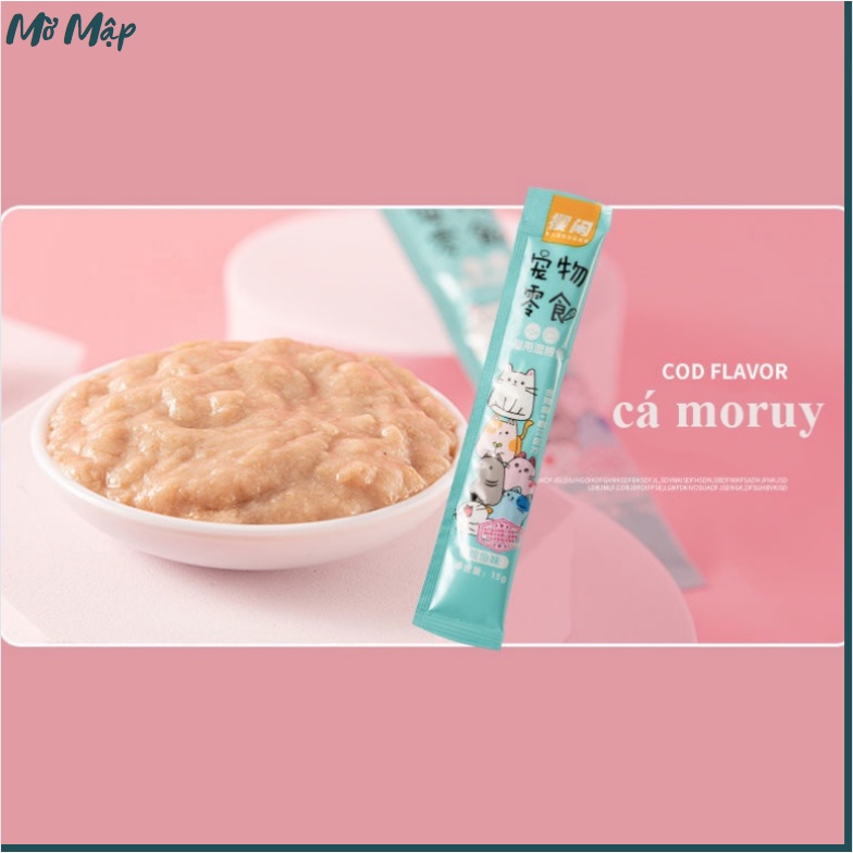Súp thưởng cho mèo - SOUP THƯỞNG SHIZUKA thanh 15g - MỜ MẬP PETSHOP