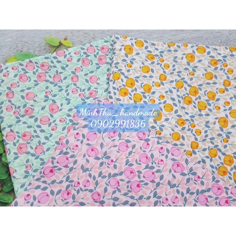 VẢI TWILL THÔ COTTON HOA SẮC MÀU BẮT MẮT