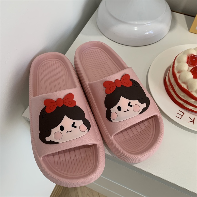 JY083-C3 CÔNG CHÚA Dép bánh mì nữ tóc nơ dễ thương dép kèm stick lạ mắt dép quảng châu cao cấp giá kho tốt