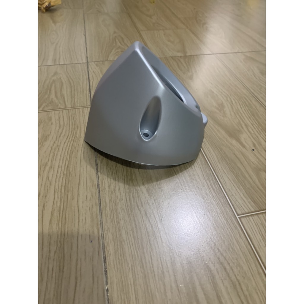 Chụp đích pô xe exciter 155 màu bạc giả zin