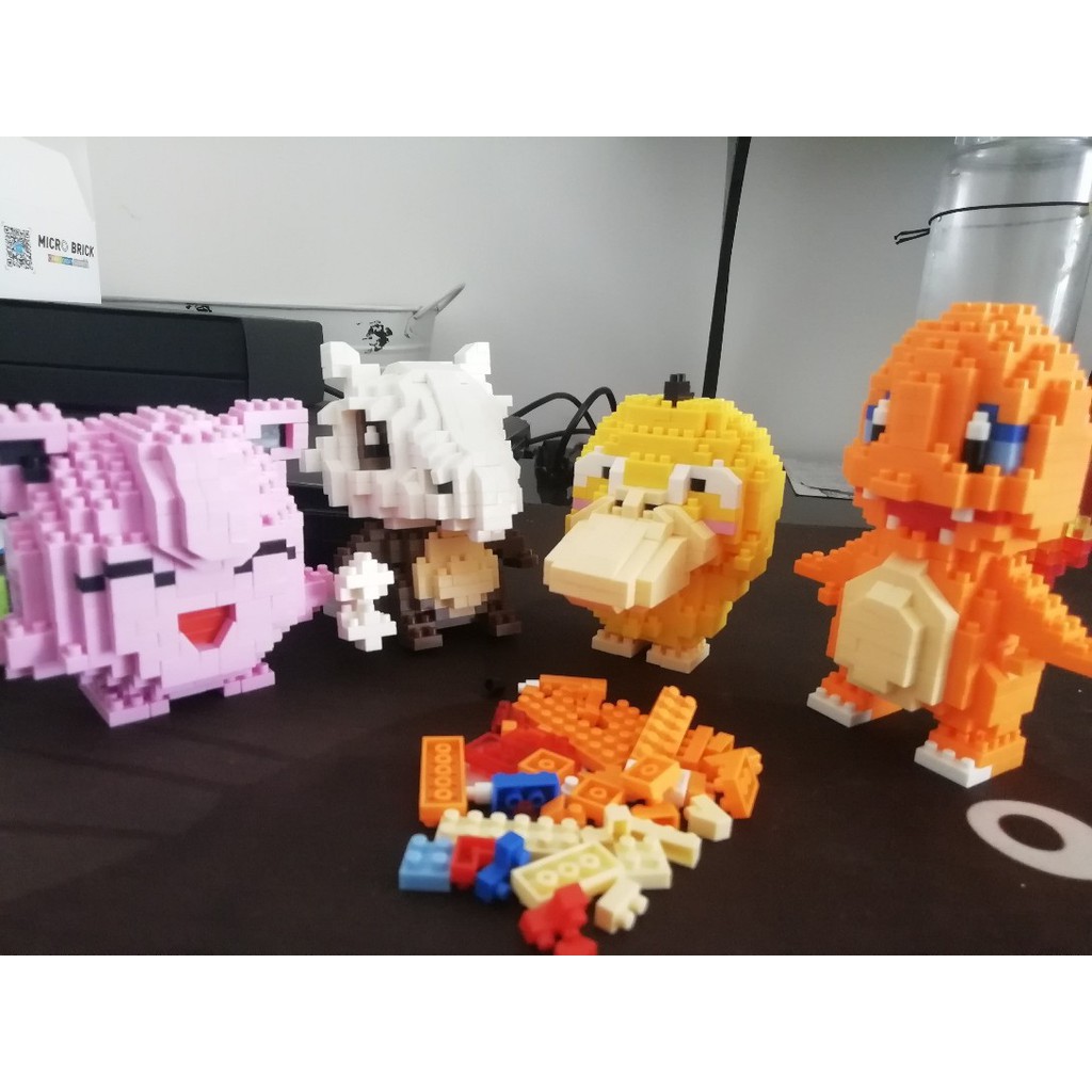 Mô hình Lắp ráp 3D Nhân Vật Hoạt hình Cute 20 Mẫu nhóm A - Đồ chơi Lắp ghép Nanoblock