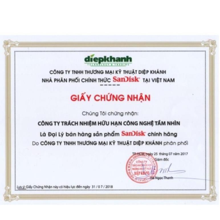 (giá khai trương) Thẻ Nhớ Máy Ảnh SD SDisk Extreme Pro 633x 32GB Class 10 U3 95MB/S | BigBuy360 - bigbuy360.vn