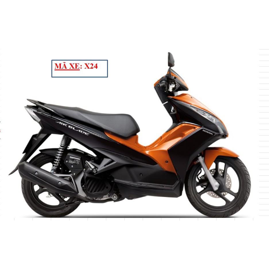 Bộ nhựa Honda Air Blade đời 2012