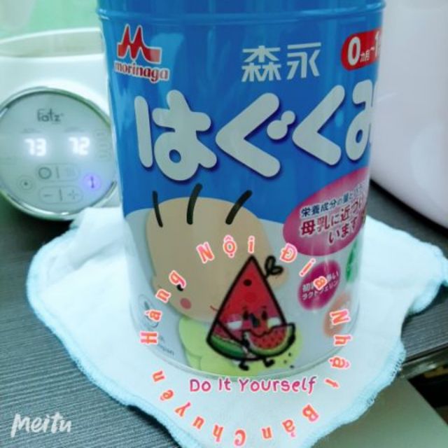 (Hàng nội địa Nhật / Bill đầy đủ)(Date 5/2021) Sữa MORINAGA Nội 820g , hàng đi AIR