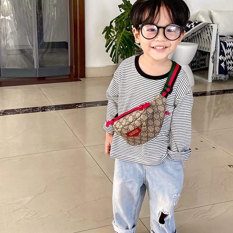 Túi đeo chéo ngực phong cách Hàn Quốc dành cho bé trai bé gái thời trang