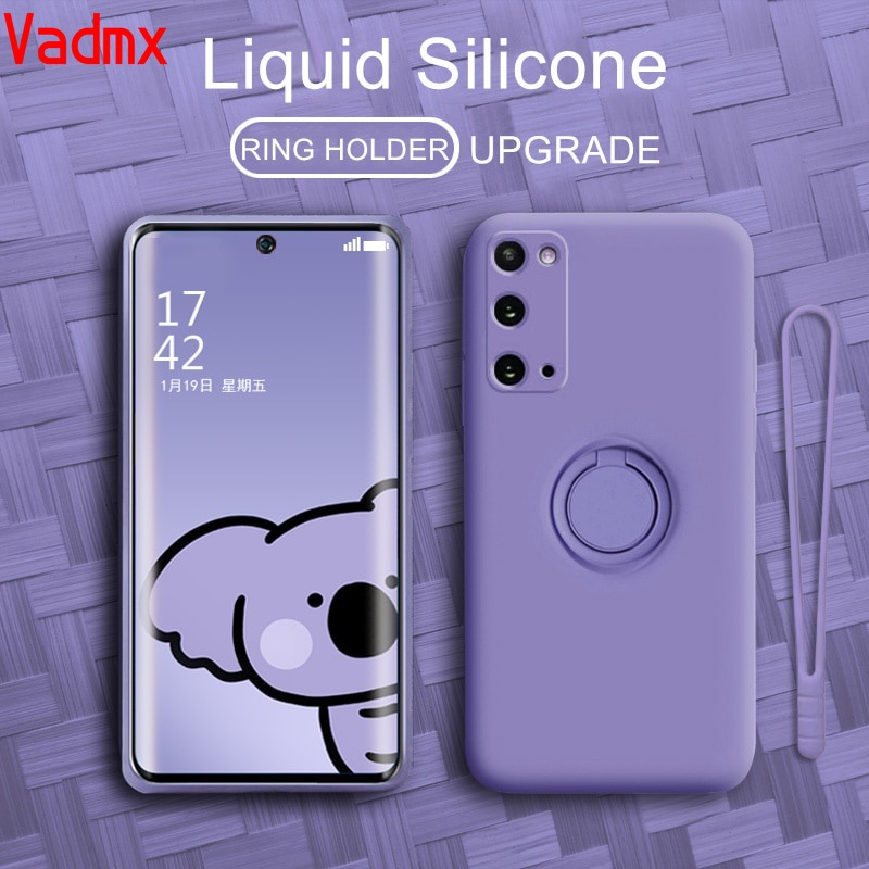 Ốp điện thoại silicon mềm có giá đỡ nam châm dành cho Samsung Galaxy A51 A71 A70 A50 A50S S10 Plus S10E