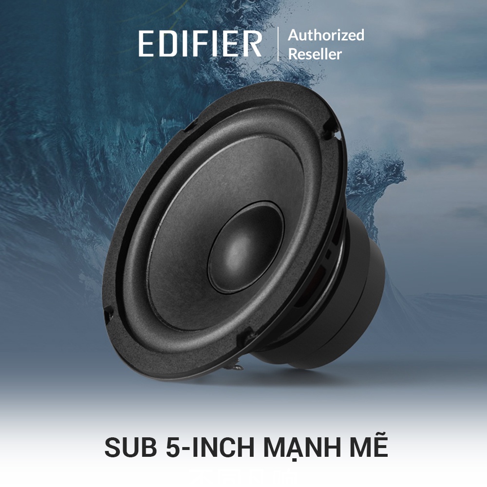 Loa máy tính EDIFIER M1380 - Sub 5 inch - Kết nối 3.5mm - Siêu bền bỉ - Công suất 30W - Hàng chính hãng MAI THU - BH 12T