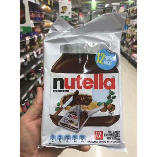 Vỉ mứt hạt dẻ Nutella 12 pack