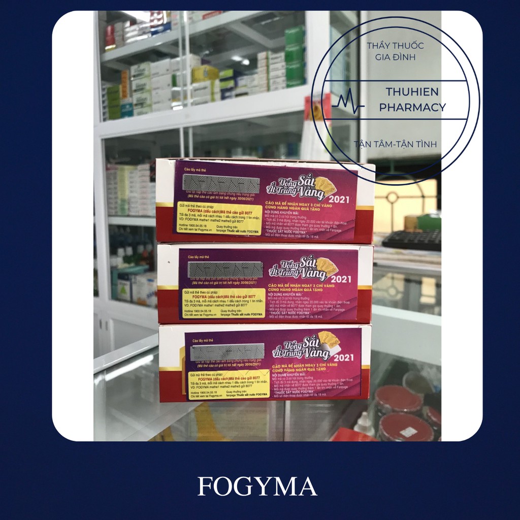 [Date mới nhất] SẮT FOGYMA-Sắt nước bổ sung cho cơ thể (Hộp 20 ống) | BigBuy360 - bigbuy360.vn