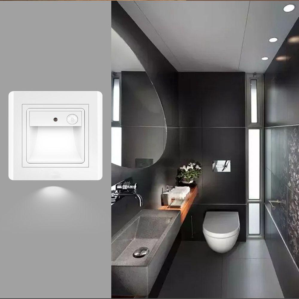 ELEGANT Đèn Led Cảm Biến 4 Màu Gắn Cầu Thang Hiện Đại