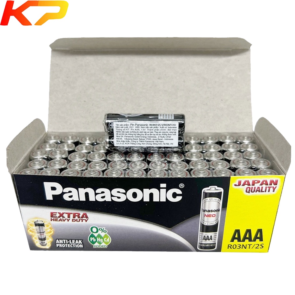 Pin AA/ AAA Panasonic 1.5v, R6DT/4S, R62T/4S, AAA NEO R03NT/2S  Chính hãng