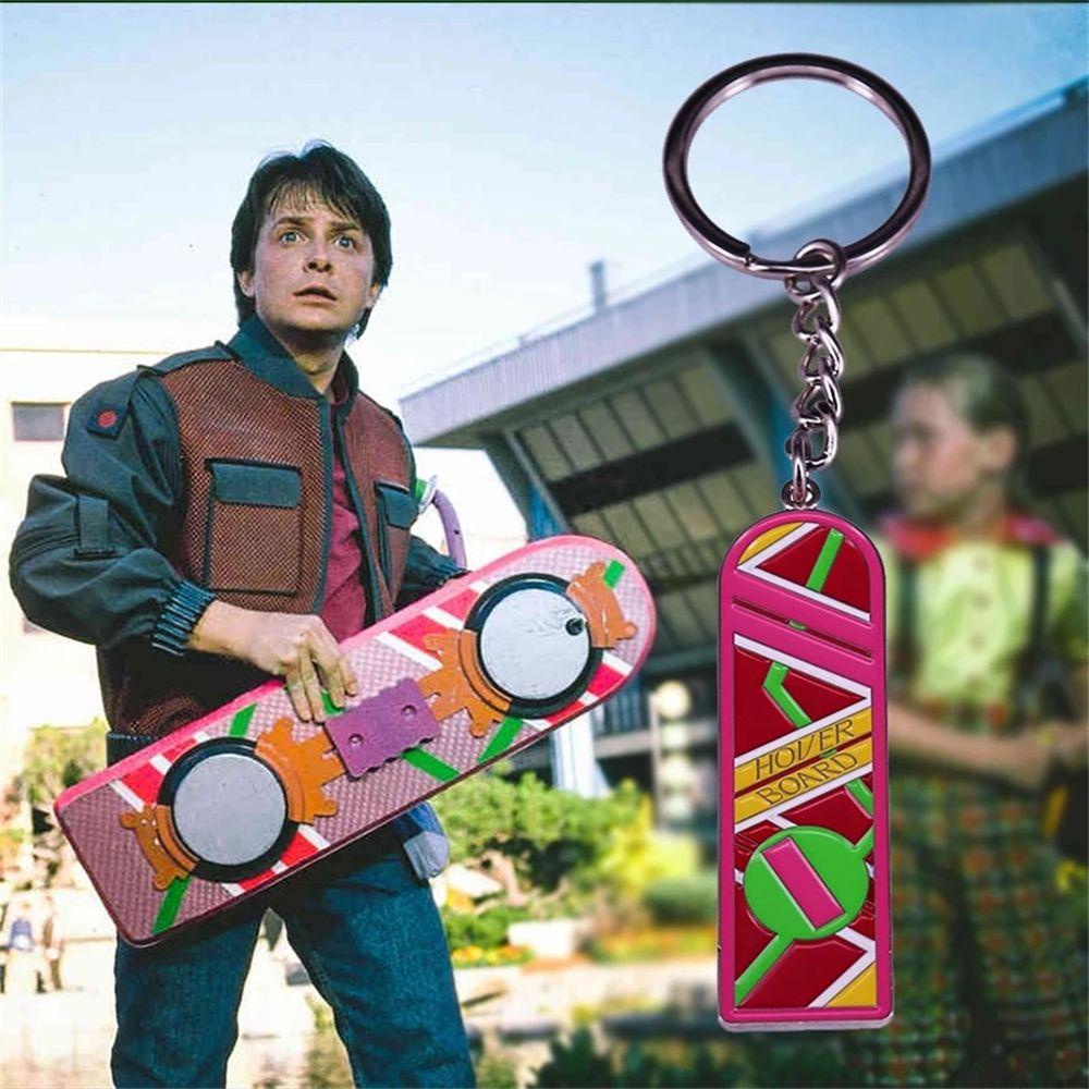 Pewany Back to The Future Móc Chìa Khóa Túi Đi Học Trang Trí Bao Bì Đáng Yêu Hoverboard