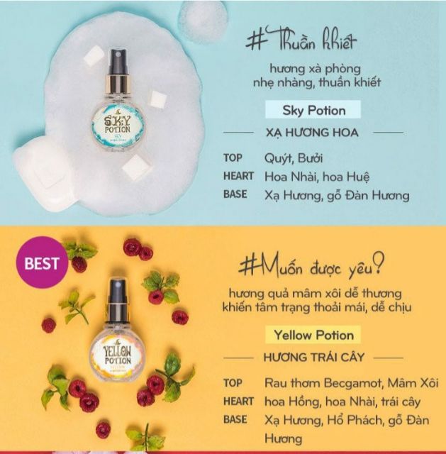 Body Mist Xịt Thơm Toàn Thân , Xịt thơm Quần Áo, Tóc Bodyholic Hair & Body Mist 50ml LOVESKINCARE VN
