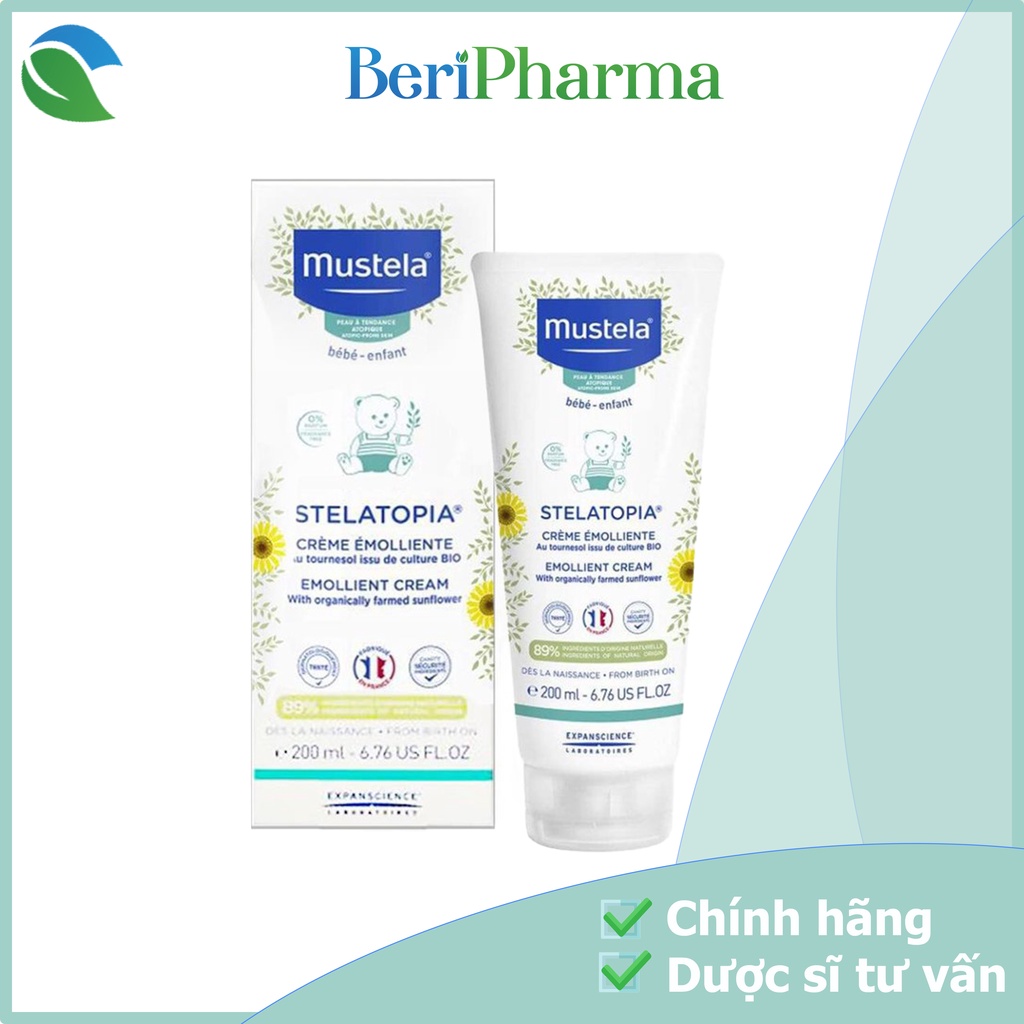 Mustela Kem Dưỡng Da Dành Cho Da Chàm Thể Trạng Stelatopia