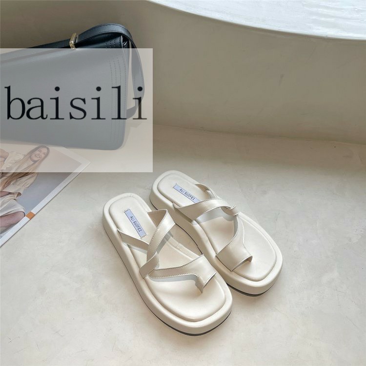 DÉP NỮ BAISILI - DÉP XUỒNG NỮ THỜI TRANG QUAI XOẮN BÊN PHONG CÁCH NỮ TÍNH ĐẾ BẰNG BD220349