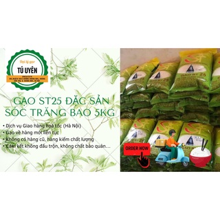 Gạo ST25 Sóc Trăng thơm ngon, dẻo 5kg (HỎA TỐC)