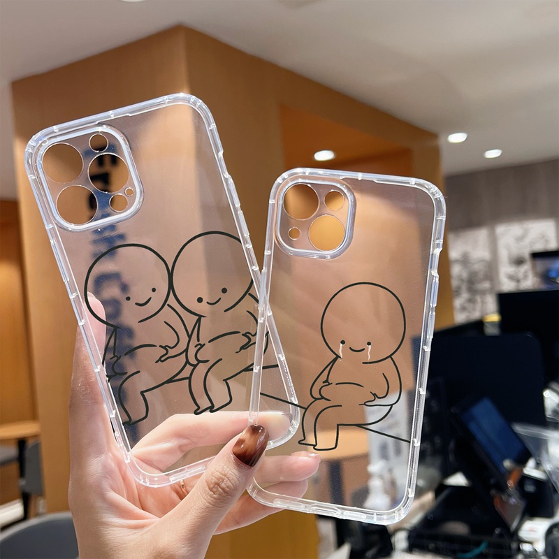 Ốp lưng iphone Ốp Điện Thoại Hình Vuông Trong Suốt Chống Sốc/Bụi Cho iPhone 11 Pro Max 13 Pro 12 XR X Xs 8 7 6s SE2020 Xs Max