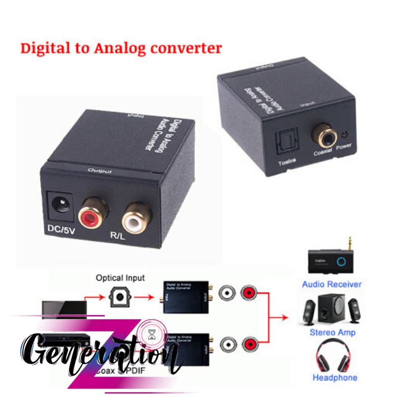 Bộ chuyển đổi quang ra AV (Digital to Analog Audio Converter) AY 18D