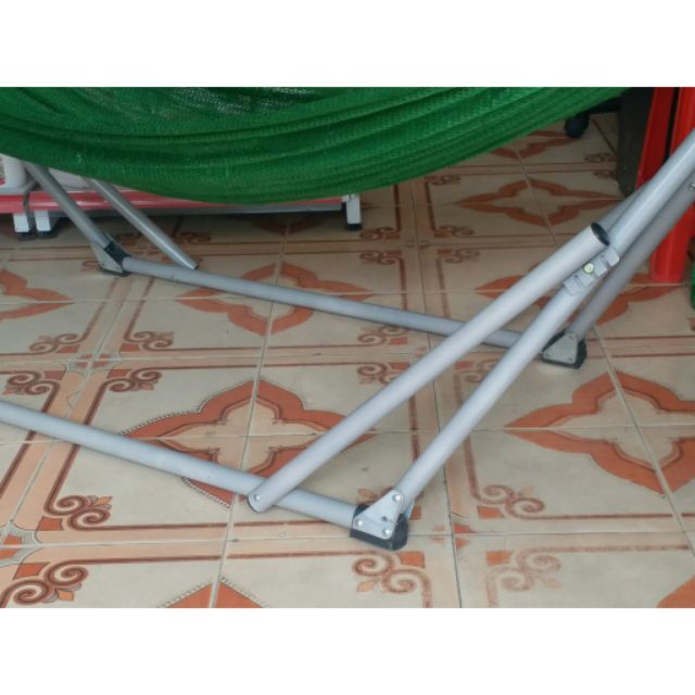 Võng Xếp Sơn Tĩnh Điện Chống Han Rỉ Size Người Lớn+ Tặng Lưới To 1.4kg | Bảo Hành 1 Năm
