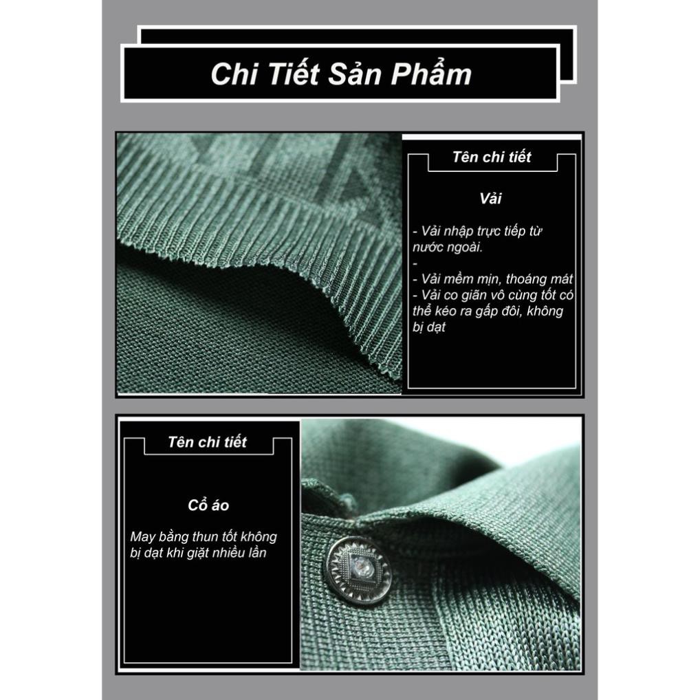 Áo mông tơ ghi nam hàng LOẠI 1 cao cấp loại áo thun nam có cổ trung niên nhập từ Quảng Châu TQC5