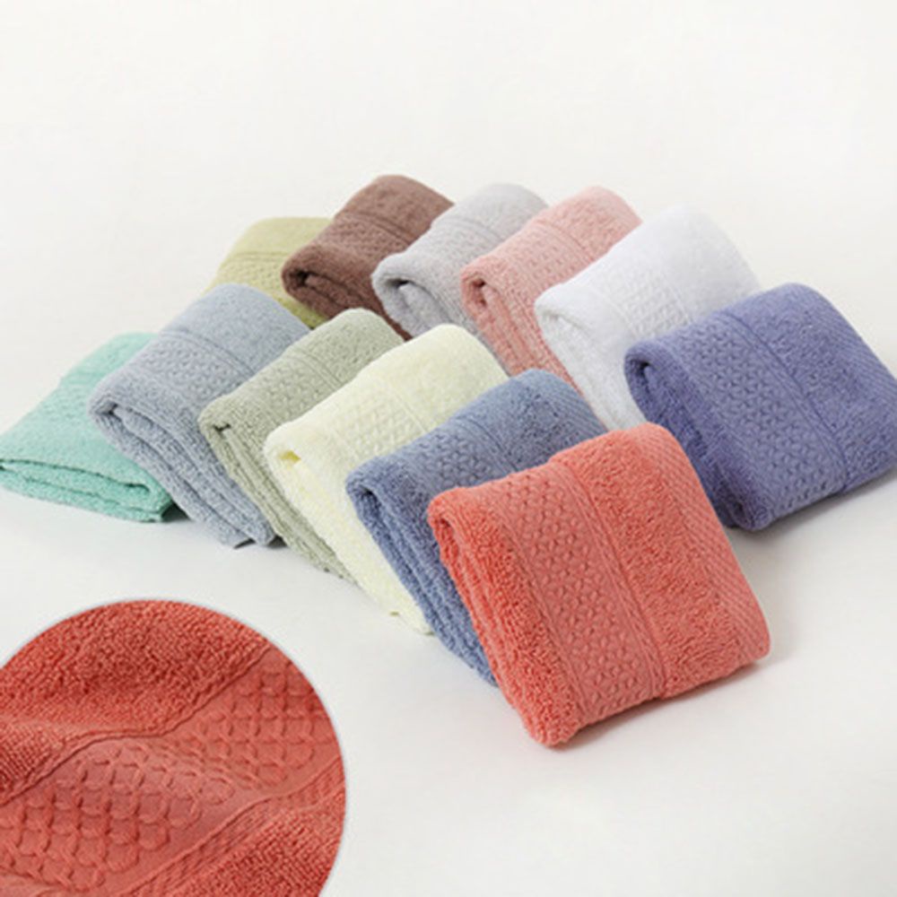 Khăn mặt cotton hình vuông siêu thấm hút thoải mái nhiều màu sắc