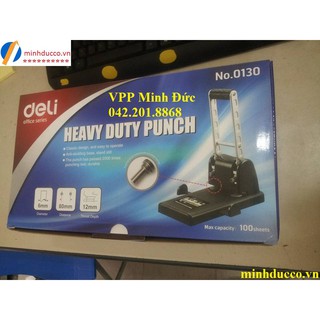 Đục lỗ Deli 0130 (dập 100 tờ)