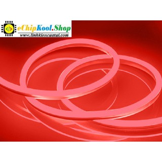 Led Neon cuộn dài 5 mét - Màu Hồng - Nguồn 12V - Đèn led uốn quảng cáo