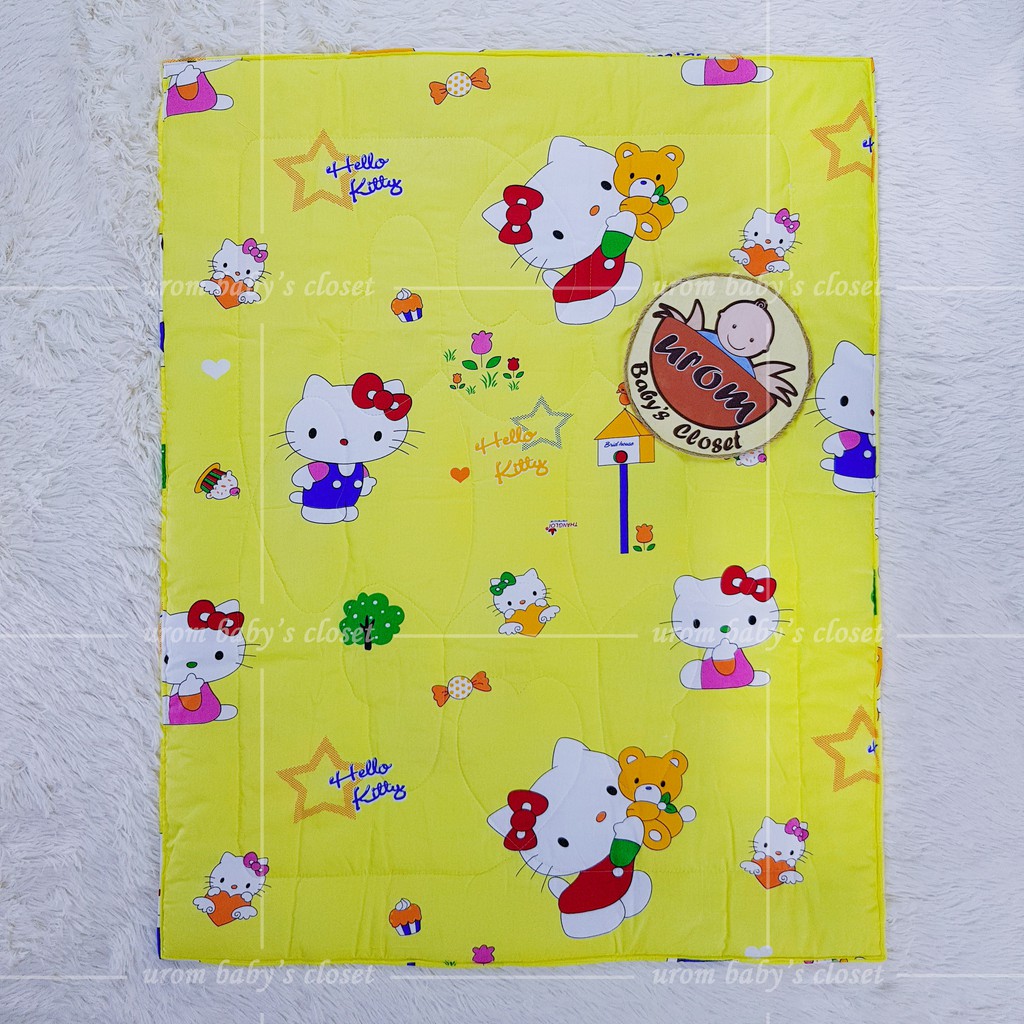 Chăn mền chần bông cho em bé 75x95cm Cotton Thắng Lợi họa tiết hoạt hình trẻ em