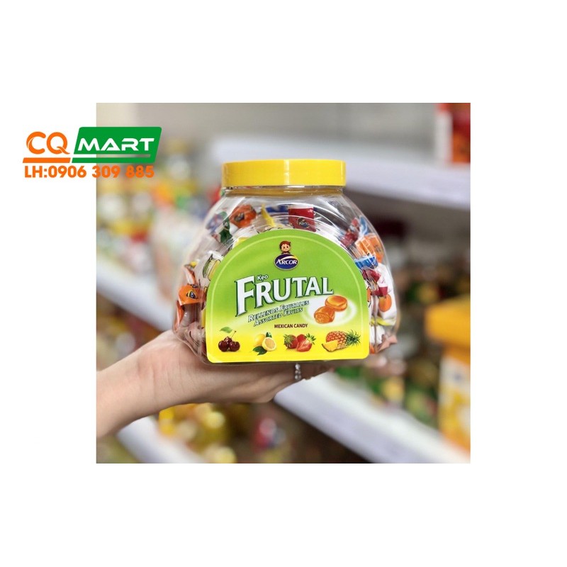 Kẹo Trái Cây Rellenos Frutales Hũ Nhựa 250gr