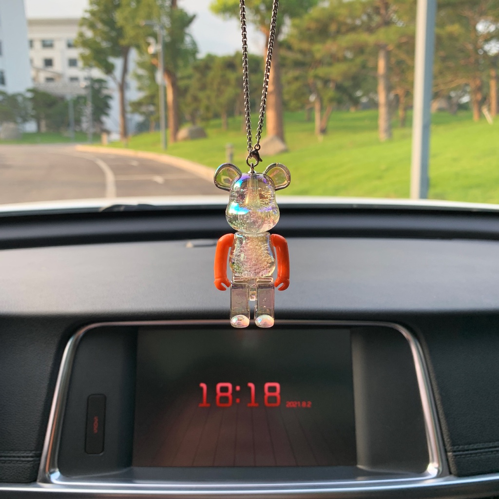 Dây Treo Trang Trí Nội Thất Xe Hơi Hình Chú Gấu Màu Sắc Ngọt Ngào Dễ Thương