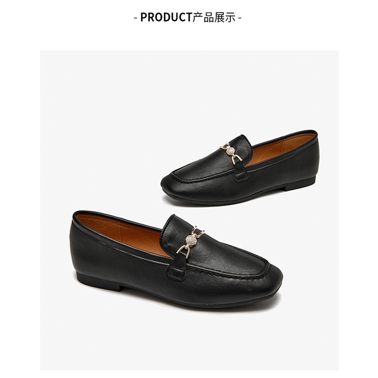 Giày bệt Dusto chính hãng, mũi tròn, da mềm không sợ đau chân