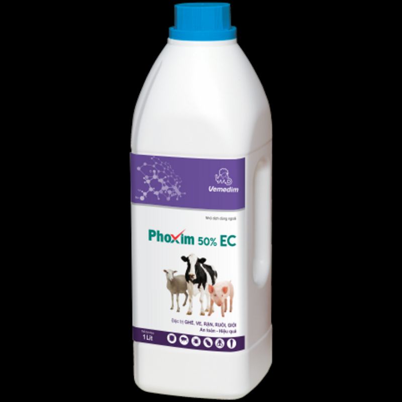 Vemedim Phoxim 50% EC - Đặc trị ghẻ, ve, rận, ruồi, giòi 