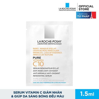 Sample La Roche Posay Chính Hãng- Serum Vitamin C Giúp Cải Thiện Và Làm Sáng Da La Roche Posay Pure Vitamin C 1.5ml