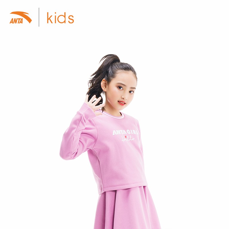 Set áo váy bé gái Anta Kids 36947389-1