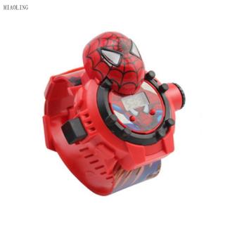 Đồng hồ người nhện có đèn LED cho bé