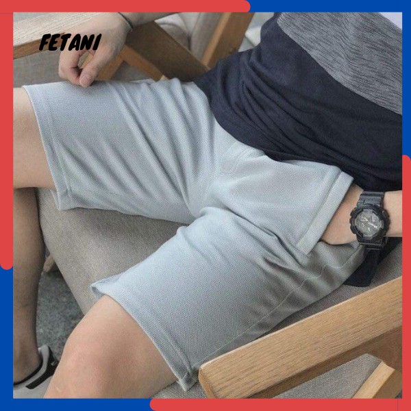 Quần Short Nam thể thao FeTaNi Chất Đũi phong cách hàn quốc mẫu mới 2021 QS129