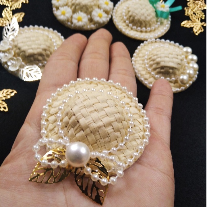 Kẹp Nón handmade mini/Kẹp mái cho bé