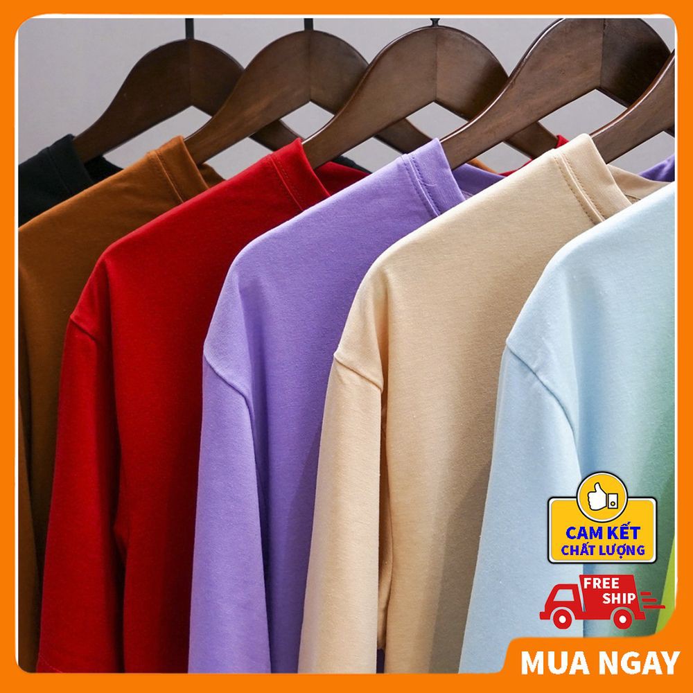 Áo tay lỡ nam nữ form rộng vải cotton mềm mịn thoáng mát ❤️ABATI❤️ Áo thun tay lỡ nam nữ unisex cao cấp giá rẻ