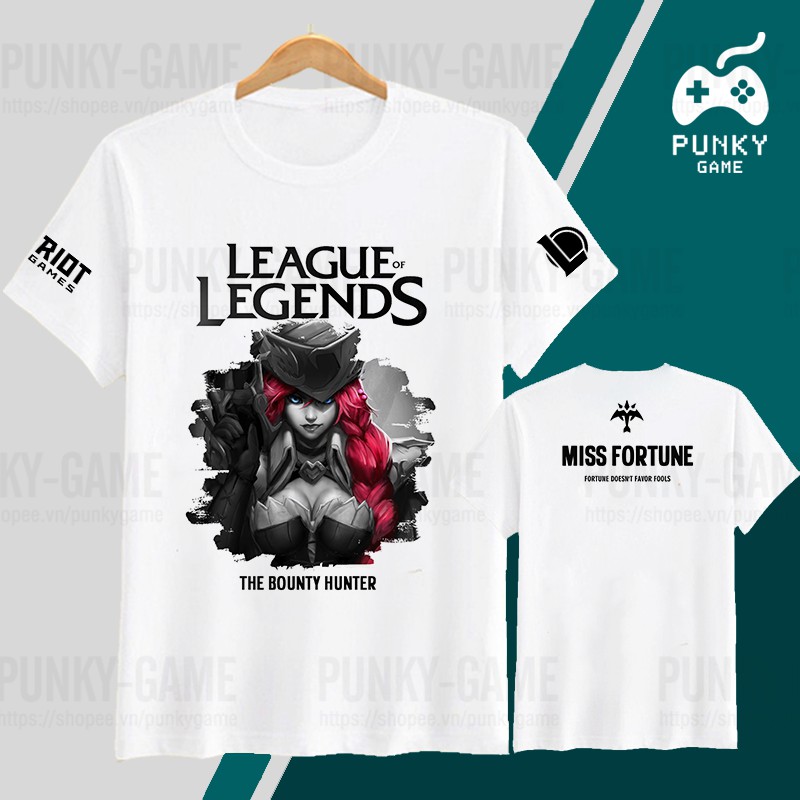 Áo thun Liên Minh Huyền Thoại (LMHT) MISS FORTUNE Digital Art ngắn tay