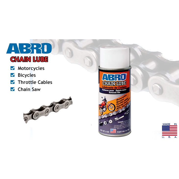 Dầu bôi trơn dưỡng sên Abro Chain Lube 191ml