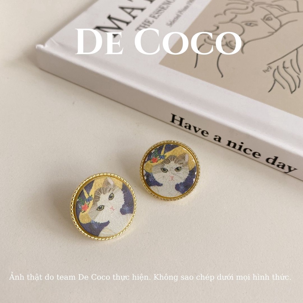 Khuyên tai vintage độc đáo Lucifer decoco.accessories